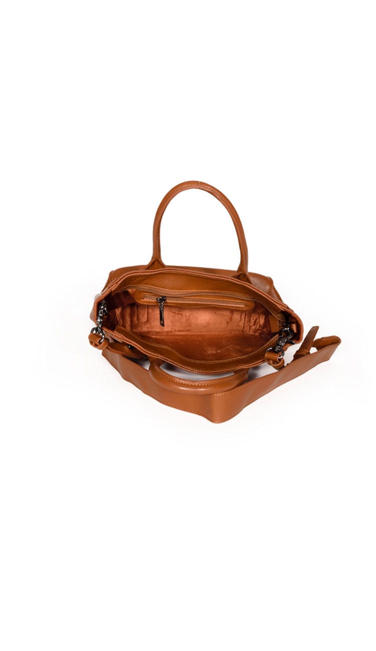 beck bags beckini interior view of teddy brown
