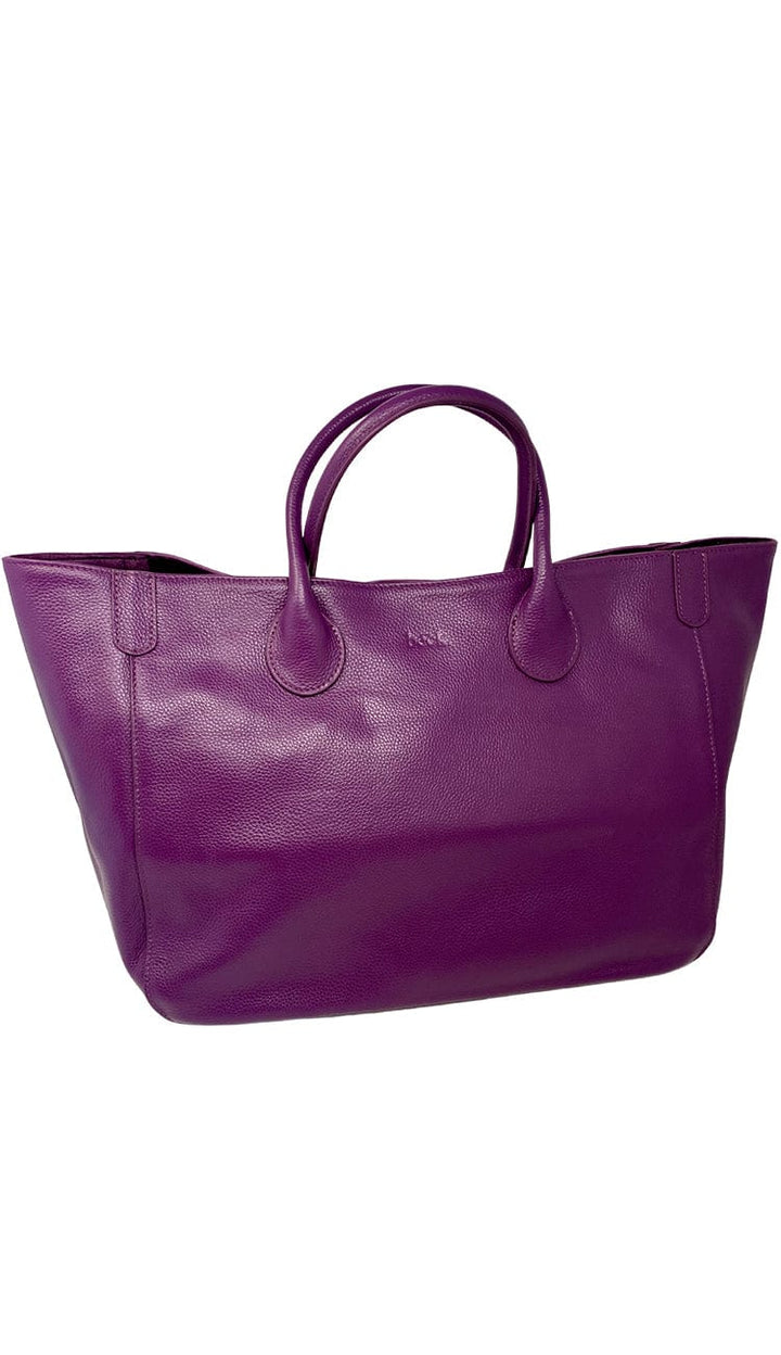 Dark purple tote bag sale