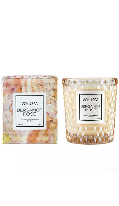 Bergamot Rose Boxed Candle by Voluspa - Paula & Chlo