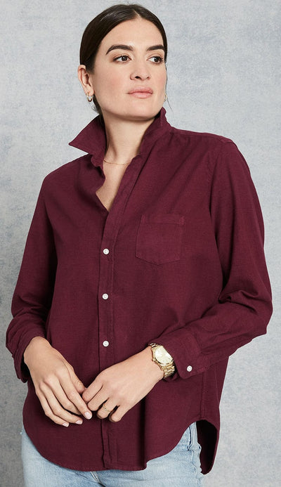 Frank & Eileen - Eileen Shirt in Berry Flannel