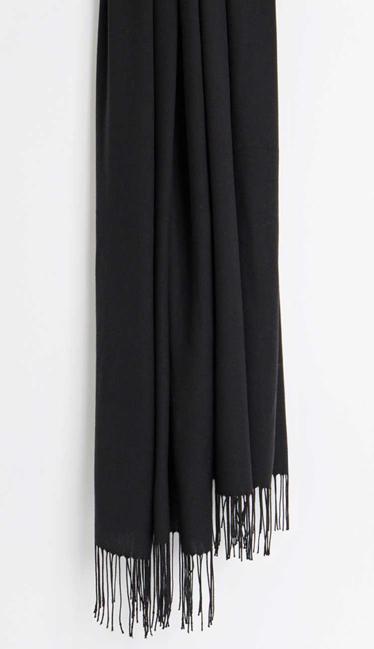 black pashmina
