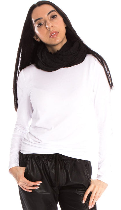 black ruby zaar boho shawl scarf black
