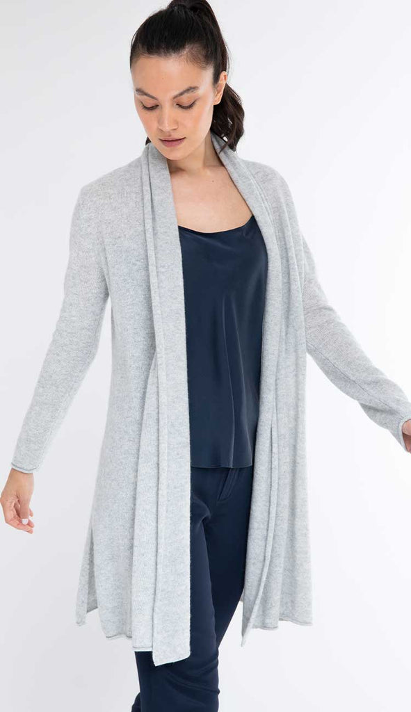 Claudia Nichole Cashmere - Breezy Duster Knee Length Sweater