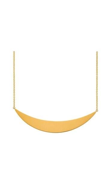 Crescent Plate Necklace