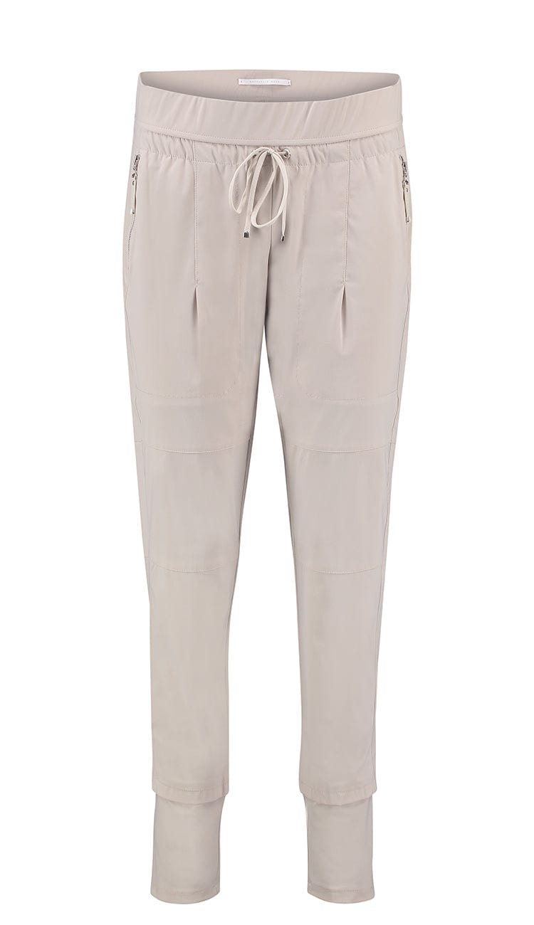 Raffaello Rossi Candy Pant in , women’s kalk slim jogger pant with drawstring waist and zip pockets