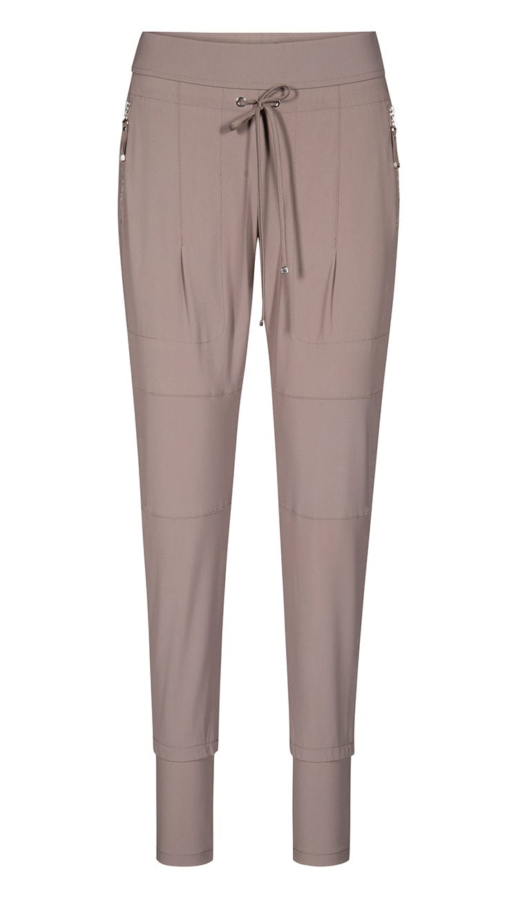 candy pant front view taupe