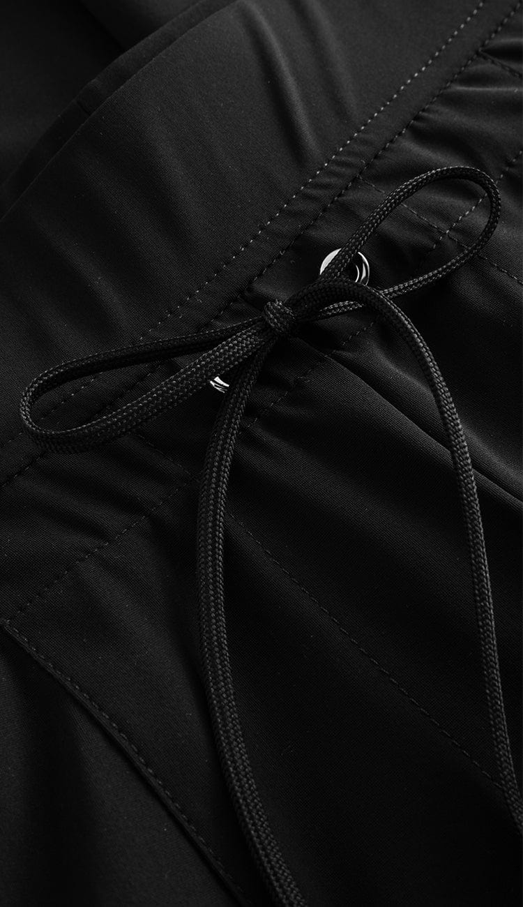 Raffaello Rossi Candy Pant in slate gray, women’s slim jogger pant with drawstring waist  detail