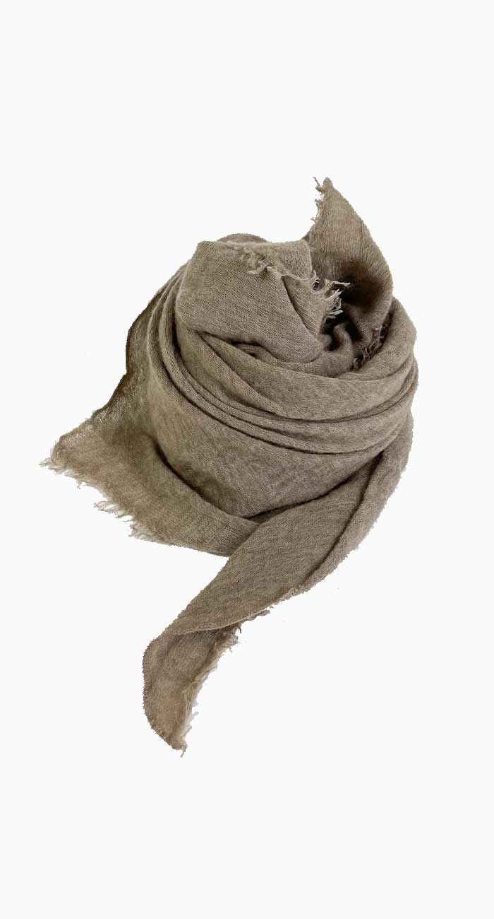 warm cashmere grisal scarf - paula and chlo