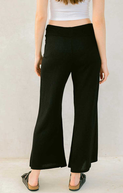 Catalina Pant - Black  black view- MerSea - Paula & Chlo