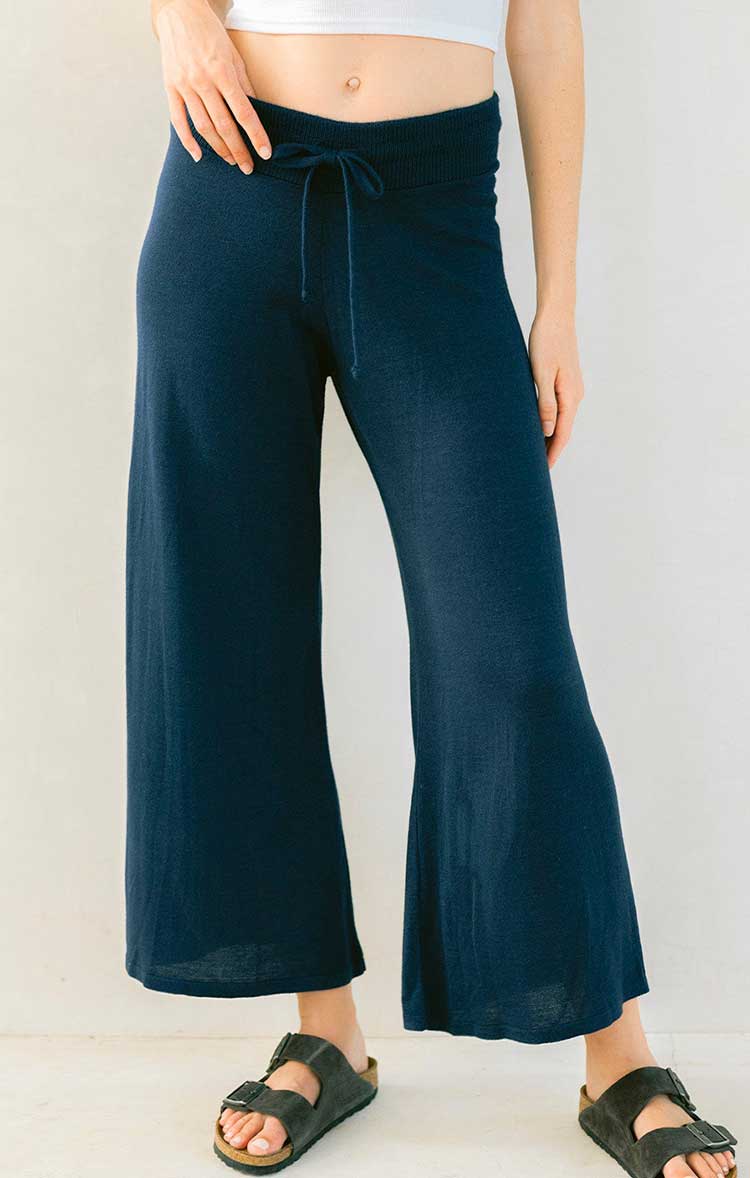 Catalina Pant - Navy front view - MerSea - Paula & Chlo