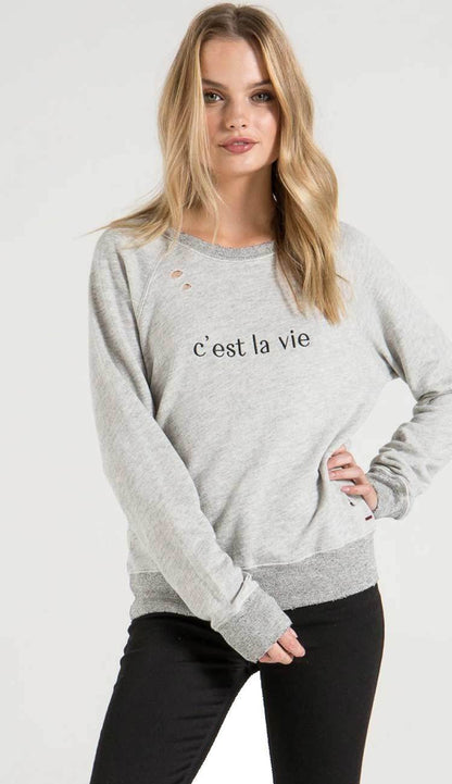Philanthropy Belize Sweatshirt c'est la vie
