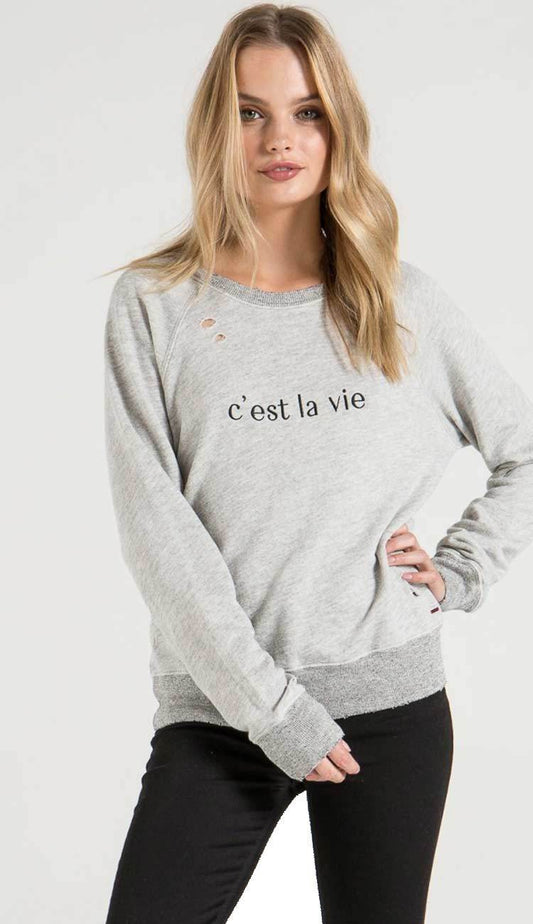 Philanthropy Belize Sweatshirt c'est la vie