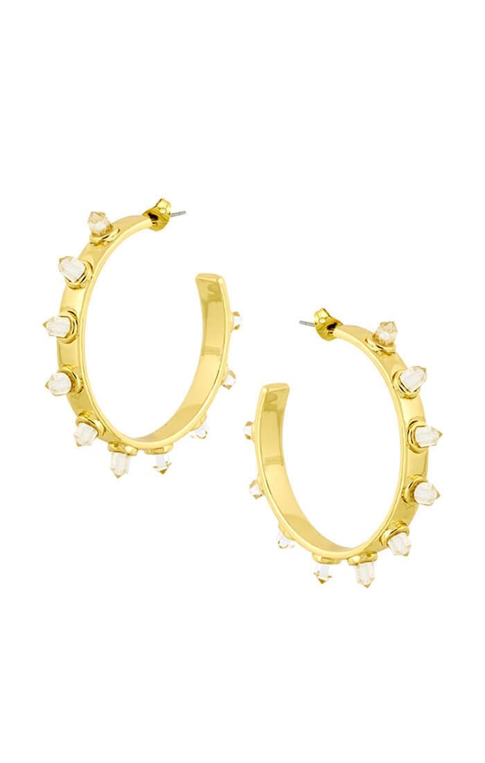 Stalagmite Hoop Earrings