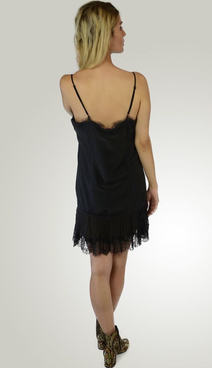 gold hawk slip dress Pleated in Black Night 100% Nylon Cold Hand Fabric:Linen Country Prom dresses Wedtrend Women Jade Mermaid
