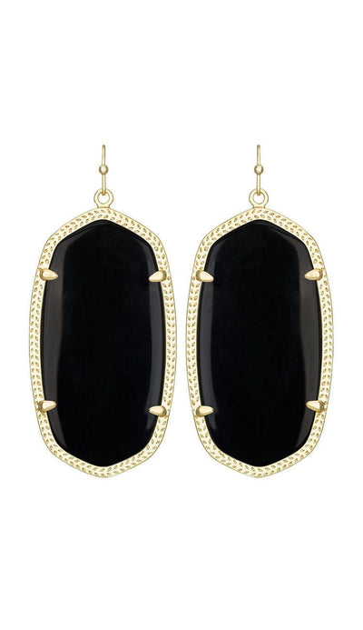 Danielle Earrings in Black by Kendra Scott