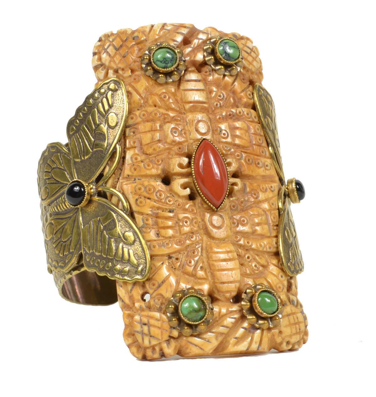 Butterfly Totem Cuff Bracelet