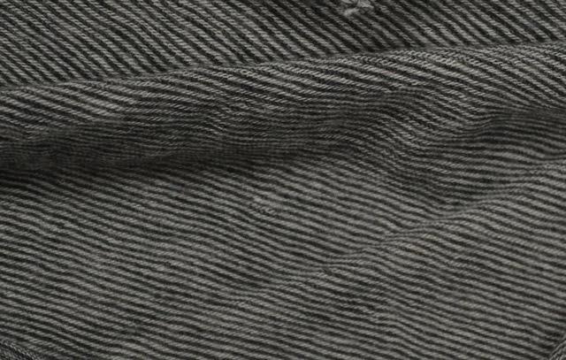 Cashmere Love Scarf  Charcoal Milk Micro Stripe