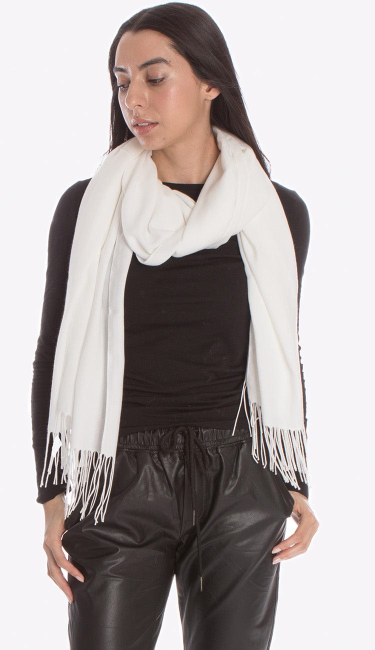 pia rossini ecru pashmina from italy