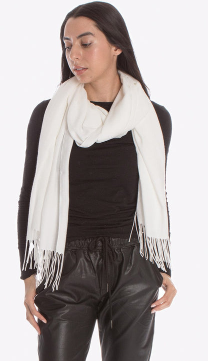 pia rossini ecru pashmina from italy