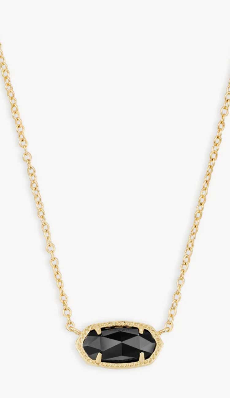 kendra scottblack onyx elisa necklace