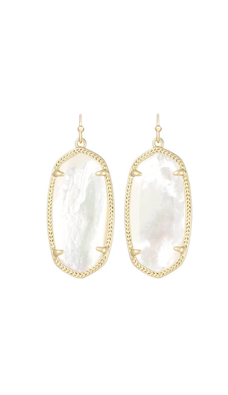 Elle Earrings in Mother of Pearl by Kendra Scott