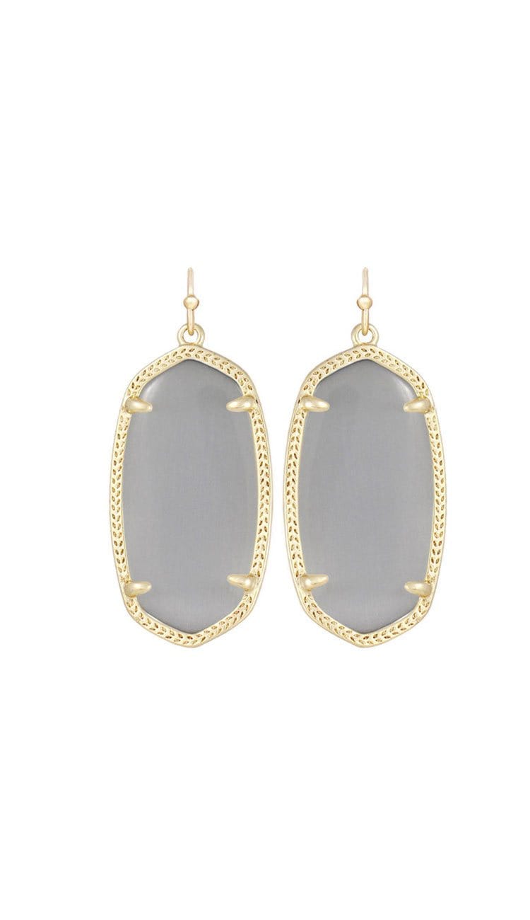 elle earrings in slate by kendra scott