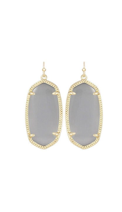 elle earrings in slate by kendra scott
