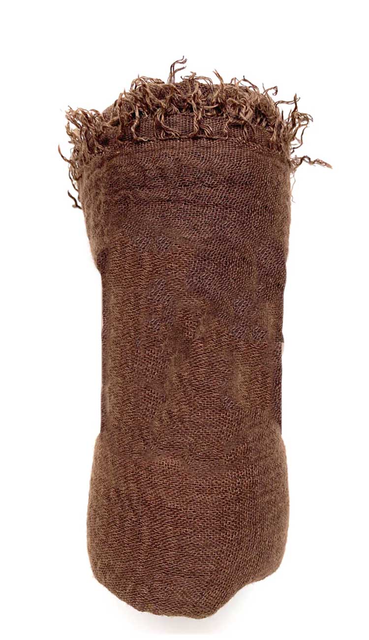 boho scarf espresso