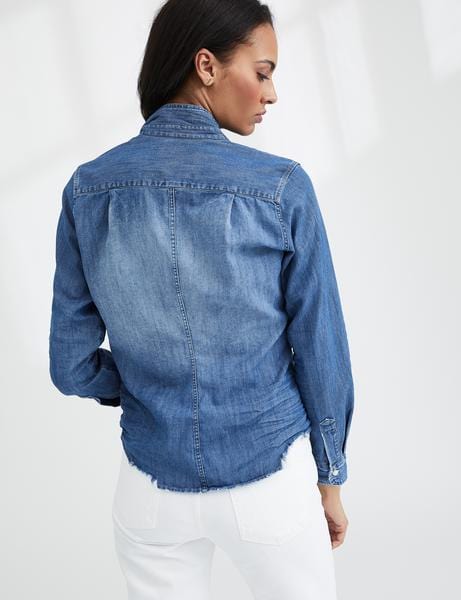 Vintage Denim Dress Women Ruffles High Waisted Button Front Shirt Dress  Short Sleeve Retro A-line Jeans Dress – TD Mercado