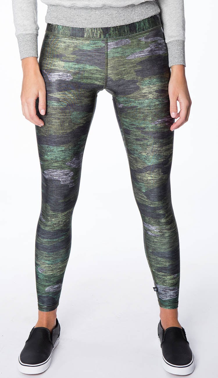 Heathered green camo leggings by terez