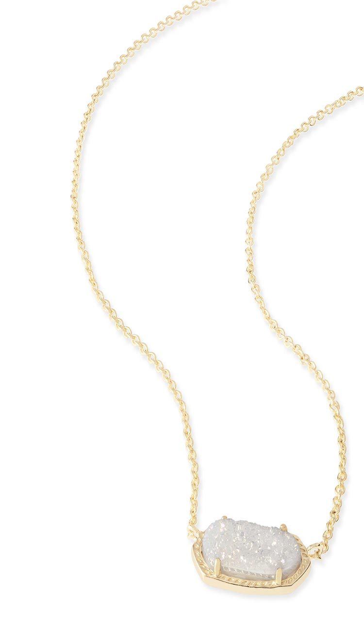 Iridescent Drusy Elisa Necklace BY KENDRA SCOTT