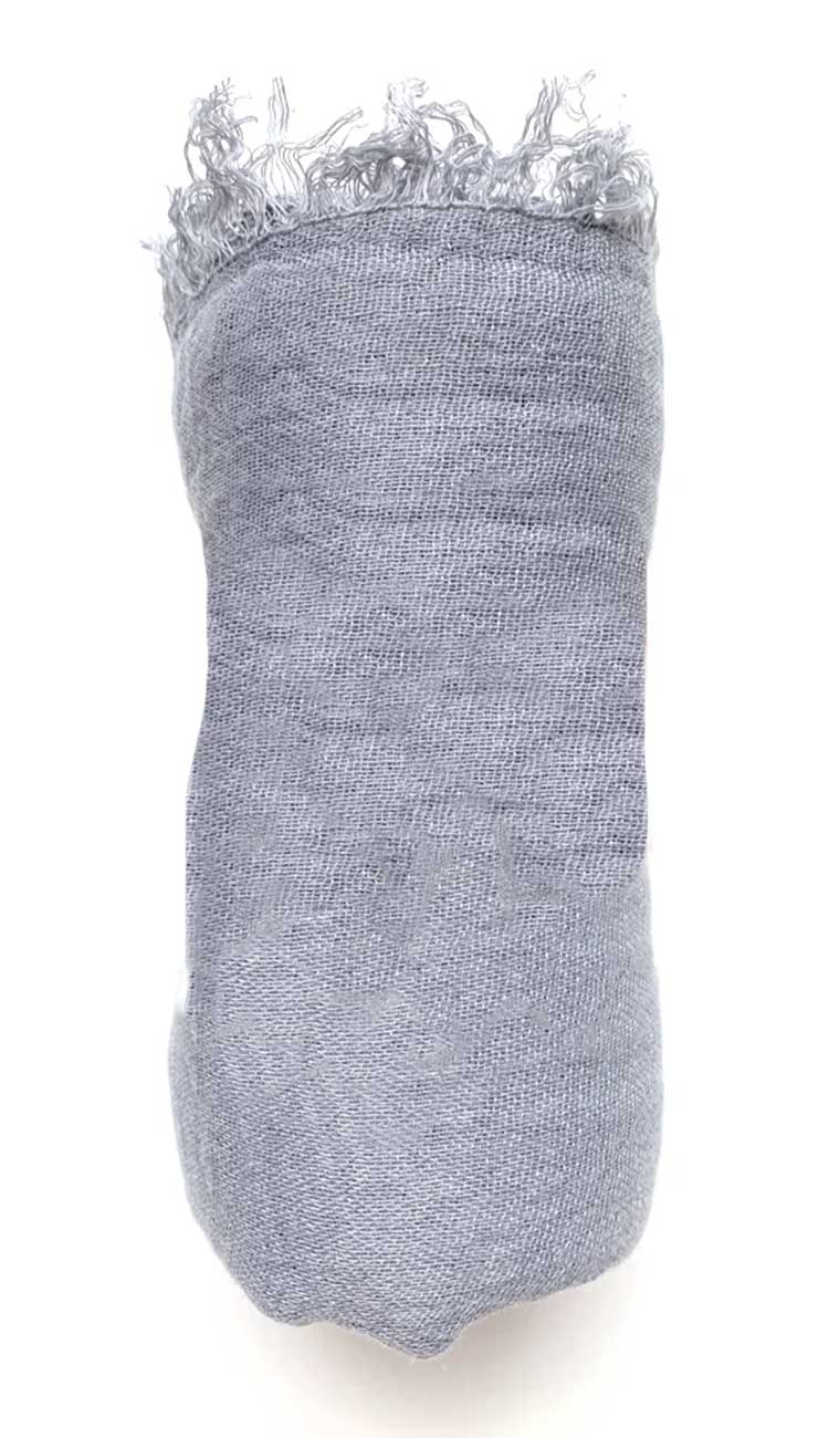 boho scarf light grey