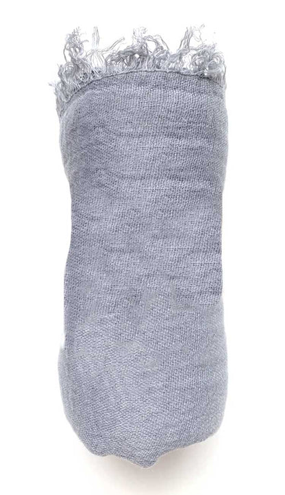 boho scarf light grey