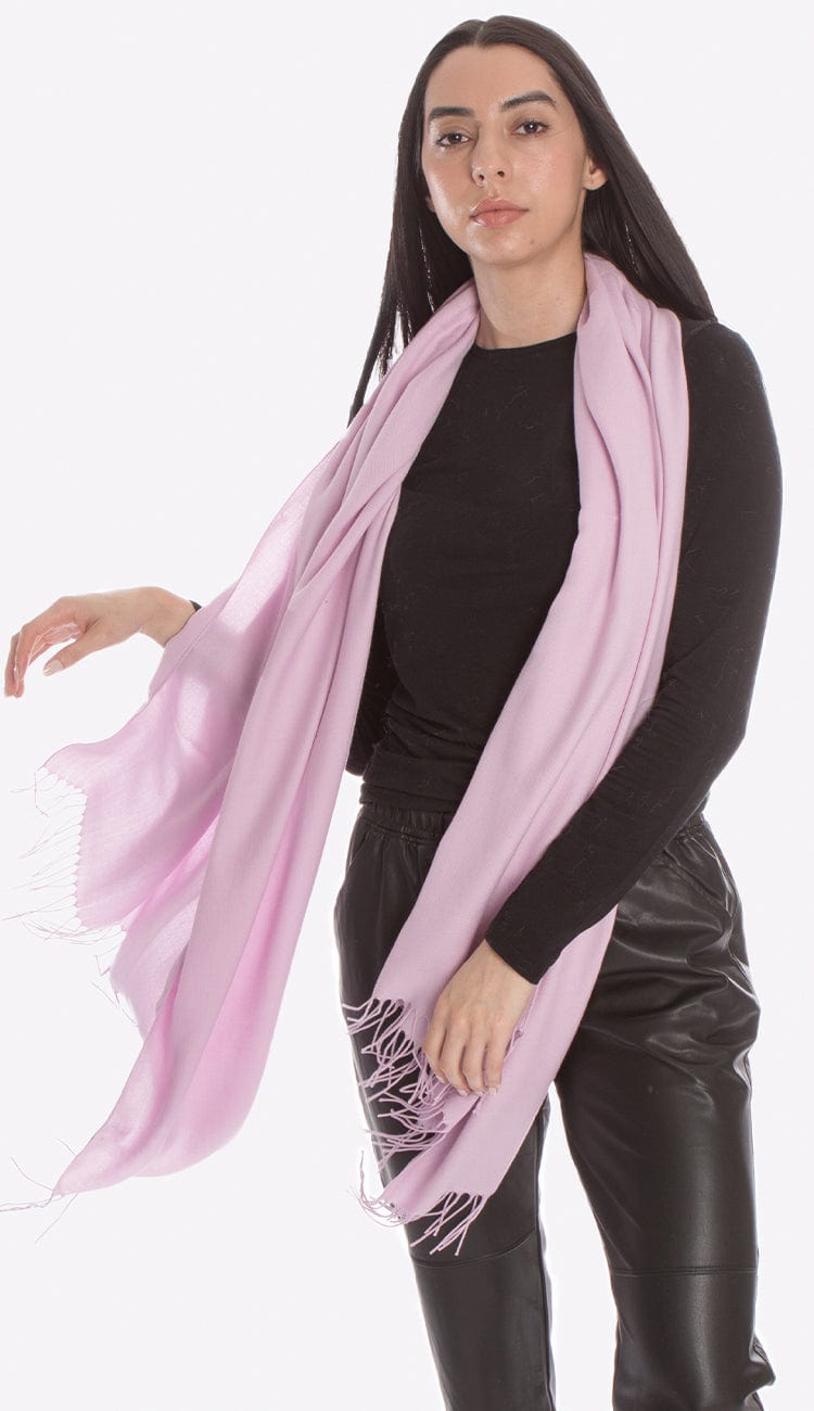 lilac pashmina by pia rossini from italy