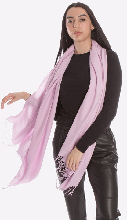 lilac pashmina by pia rossini from italy