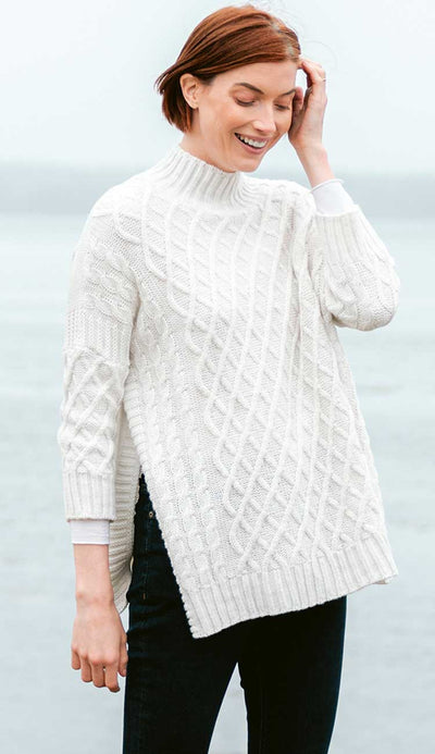 Lisbon Traveler by MerSea - in Sea Salt - Paula & Chlo. A great one size fits most sweater.