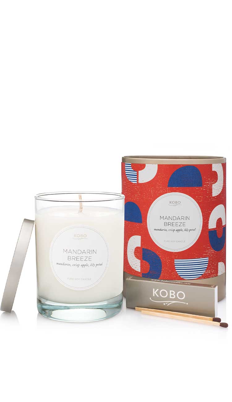 Mandarin Breeze Kobo candle - Paula & Chlo