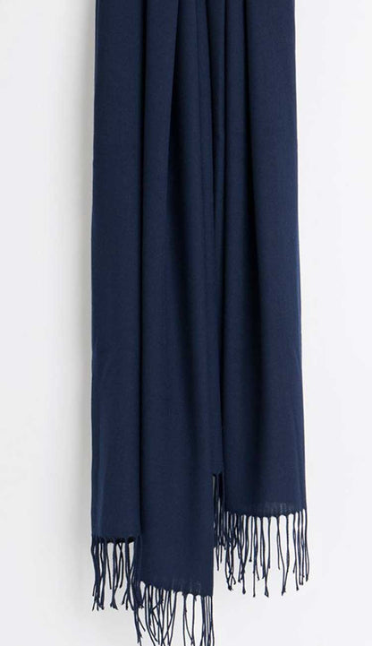 pia rossini dark navy pashmina - paula and chlo