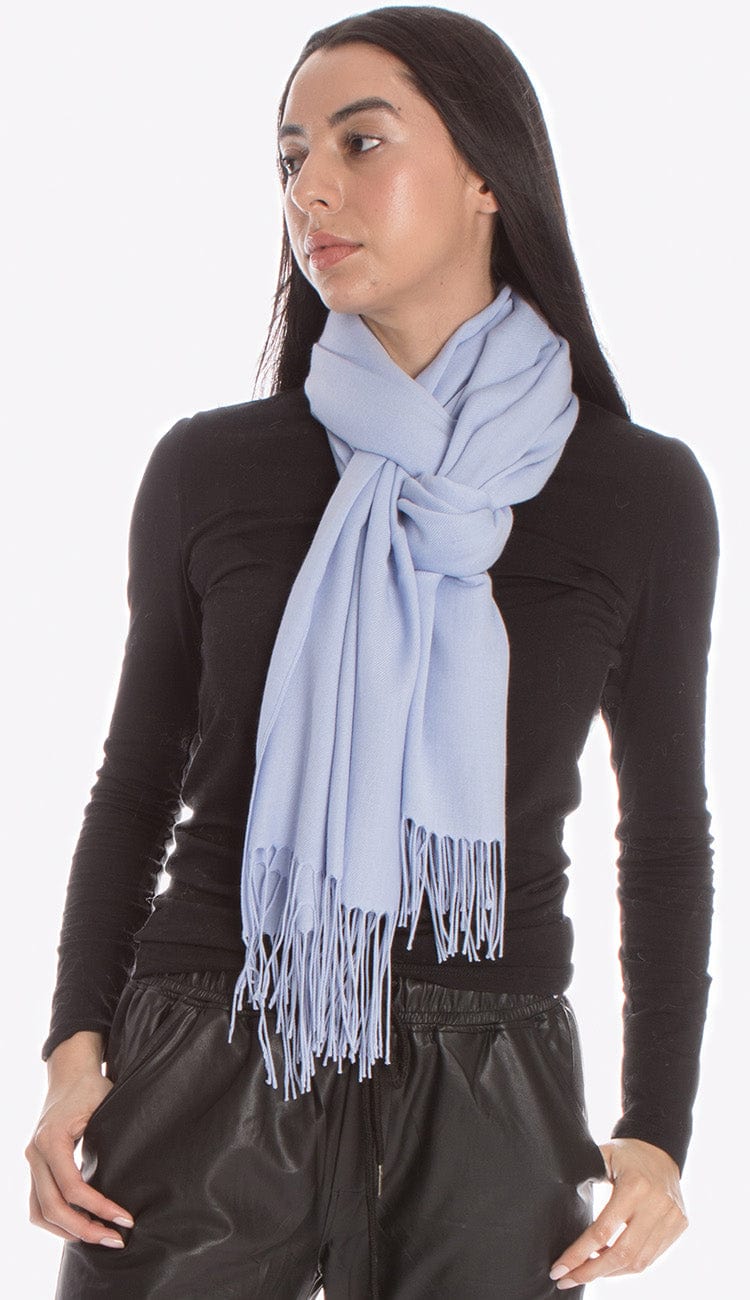 pia rossini denim blue pashmina from Italy 