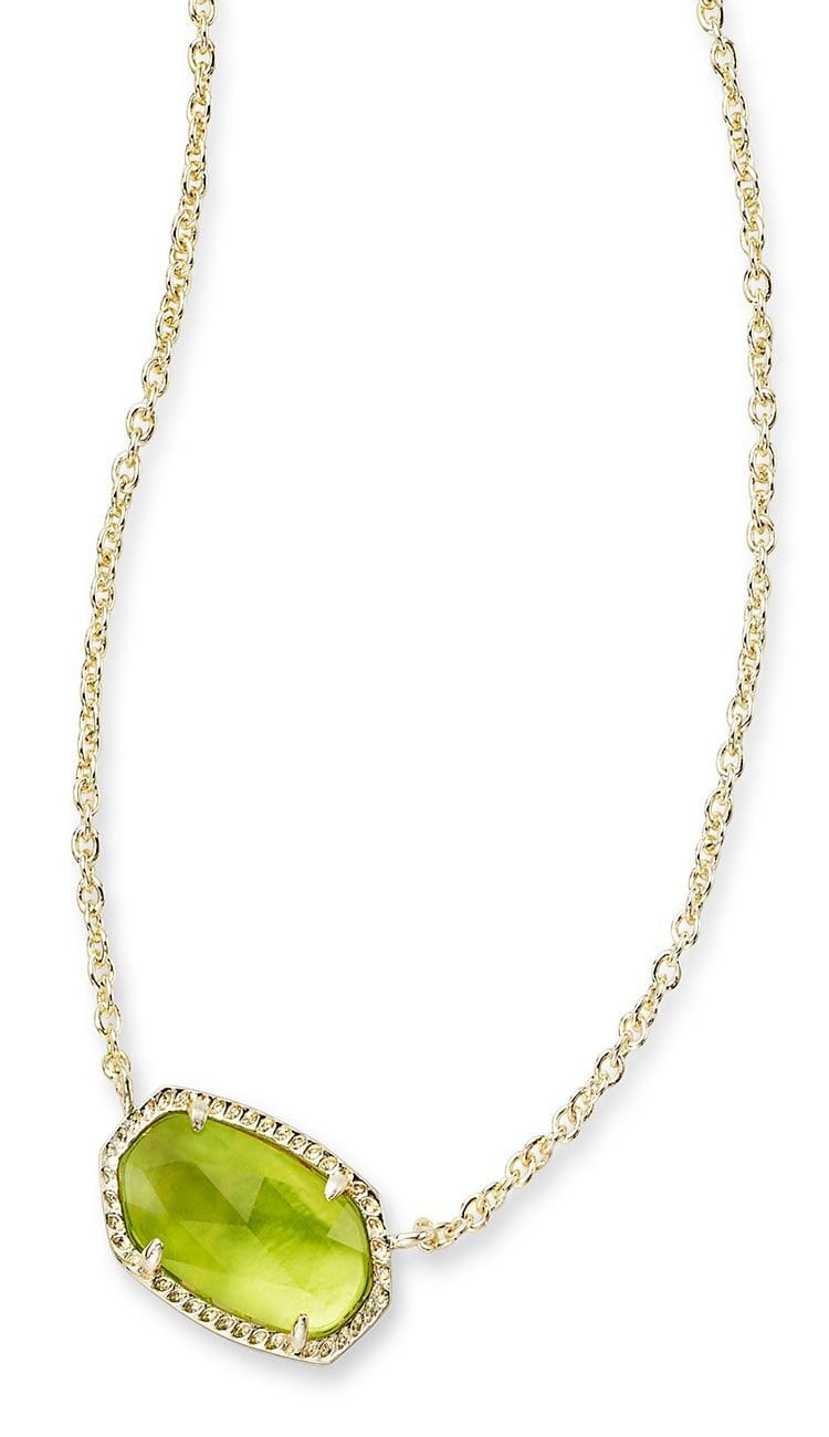 Peridot Elisa Necklace by Kendra Scott