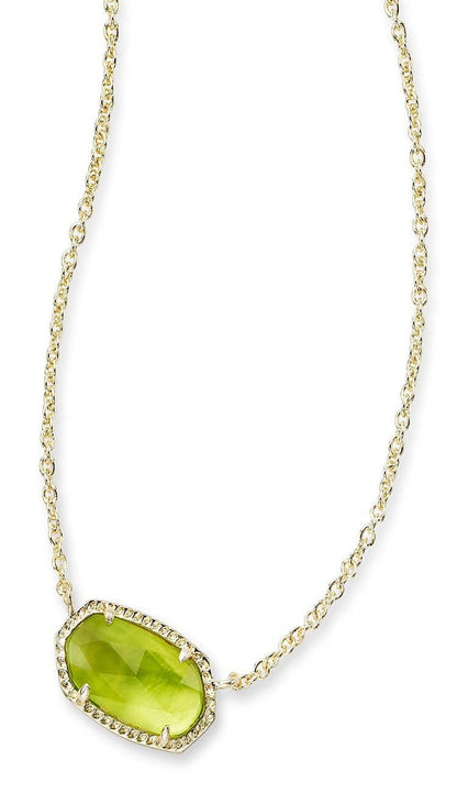Peridot Elisa Necklace by Kendra Scott