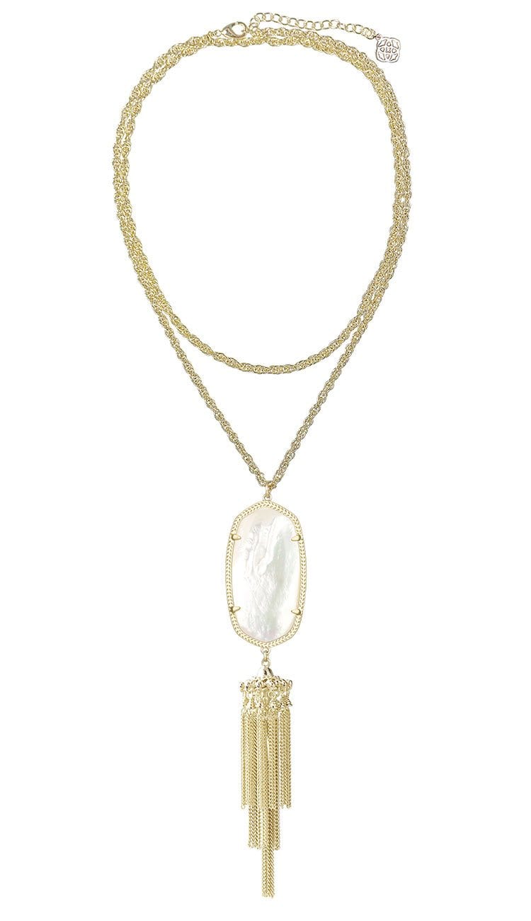 Rayne Necklace in White Pearl by Kendra Scott