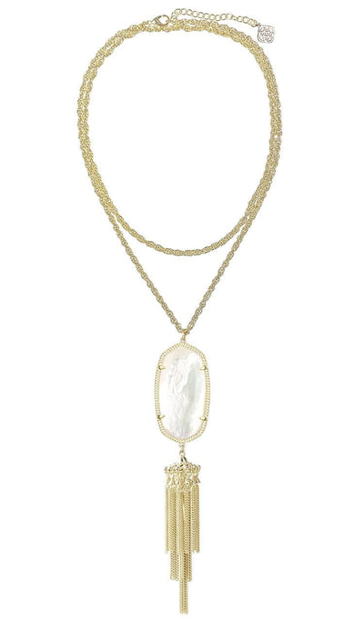 Rayne Necklace in White Pearl by Kendra Scott
