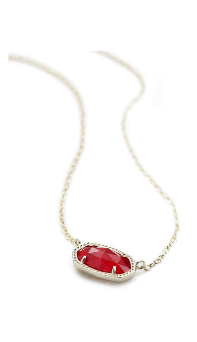 Ruby Red Elisa necklace by Kendra Scott