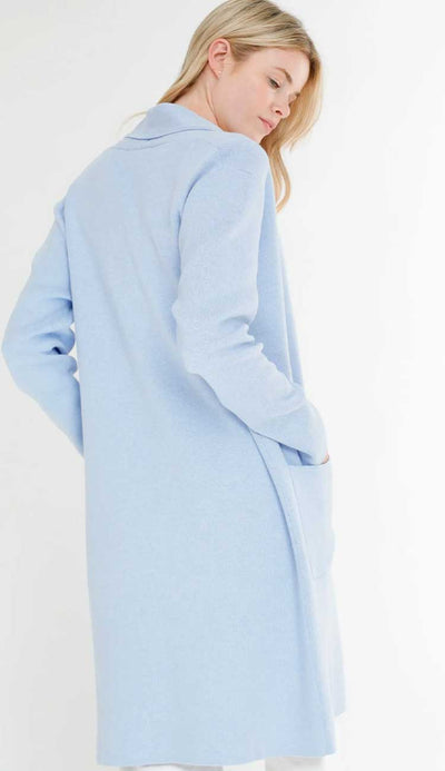 Sarah shawl collar back view - Paula & Chlo