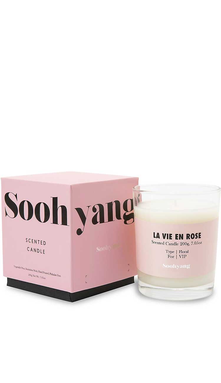 SoohYang La Vie En Rose Candle - Paula & Chlo
