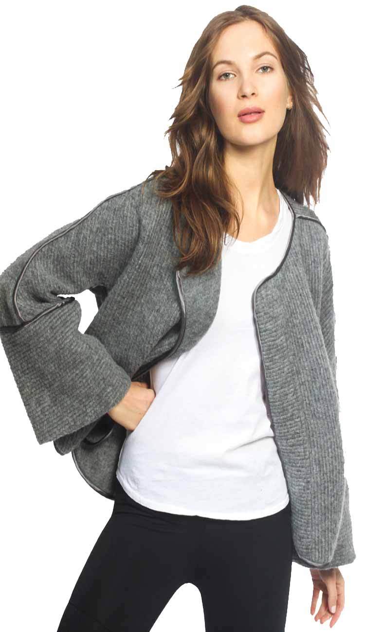 tatiana wool cape coat by garbe luxe