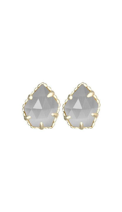 Tessa Stud Earrings in slate by kendra scott