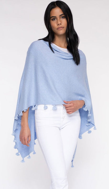 Weekend Blue Tassel  Trim Topper - Paula & Chlo